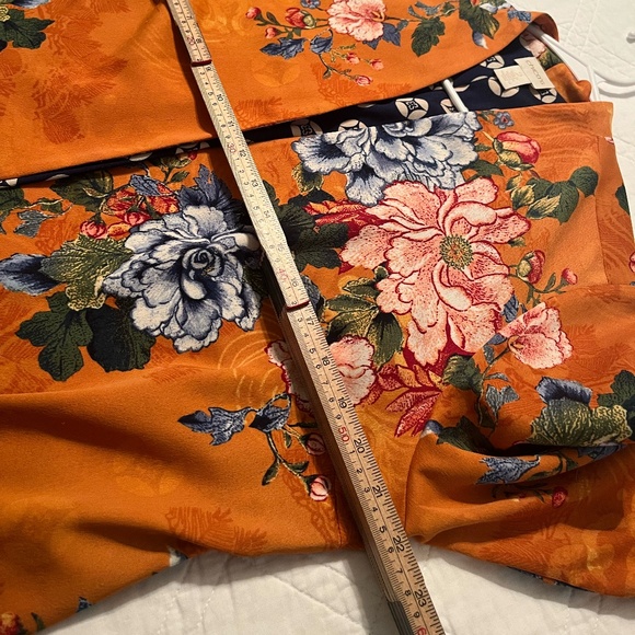 Chicos Kimono Printed Floral Large Open Front Artsy Boho Festival Multicolor 2 - Picture 10 of 11